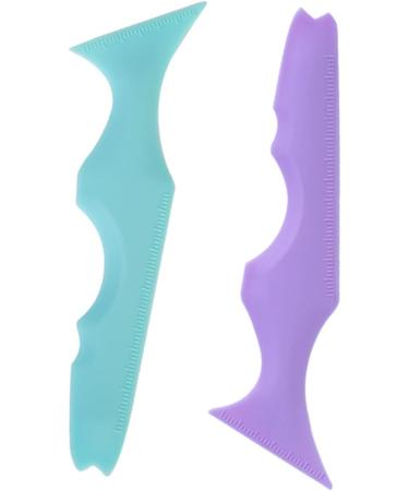 Baluue 6 Pcs Silicone Beauty Ruler Eyeliner Stencils Tool Make up Stencils Lash Applicator - Buy Online on SooperMarket.com