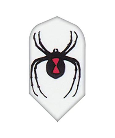 US Darts - 5 Sets (15 Flights) - Black Widow - Hard Poly, Slim Dart Flights
