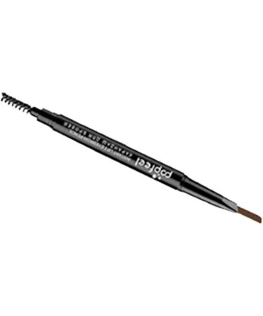 Dual Sided 2 in 1 Sweatproof Long Lasting Fine Tip Retractable Brow Pencil Medium Coffee with Waterproof Design Portable Ergonomic Design Includes Eyebrow Brush - Buy Online on SooperMarket.com