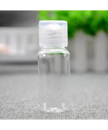 12PCS 15ml/0.5oz Empty Clear Plastic Sample Bottle Travel Container Jar Pot Vial with Flip Lid Perfect for Makeup Emollient Water Shower Gel Emulsion Liquid Comestic Containers (15ml/0.5oz) - Buy Online on SooperMarket.com