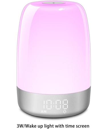 Hi.FANCY Wake-Up Night Light Sunrise Simulation 3-Ways Dimmable Bedside Lamp for Bedrooms Ambient Nightstand Lights Sleep Aid - Buy Online on SooperMarket.com