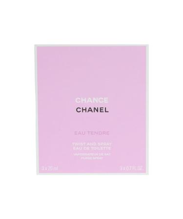 Chanel Chance Eau Tendre Twist & Spray Eau De Toilette 3x20ml/0.7oz Fruity Floral 0.7 Fl Oz (Pack of 3) - Buy Online on SooperMarket.com