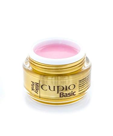 Cupio Basic Builder Gel Milky Pink 15ml - Premium Quality UV Hard Gel for Nail Art | International Shipping Available - Buy Online on SooperMarket.com