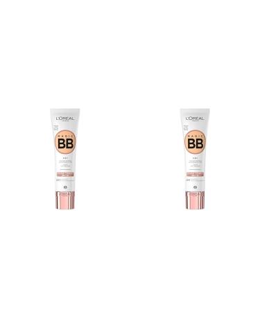 L'Or al Paris Teded Daily Cream for 24h moisture and an even complexion Magic BB TINT Optimizer No. 03 Medium Light (medium light) 1 x 30 ml (pack with 2) 03 medium light 10 ml (6 Pack)