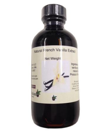 OliveNation French Vanilla Flavoring Extract, Deep Rich Flavoring for Baked Goods, Cakes, Frosting, Fillings, PG Free, Non-GMO, Gluten Free, Kosher, Vegan - 4 ounces