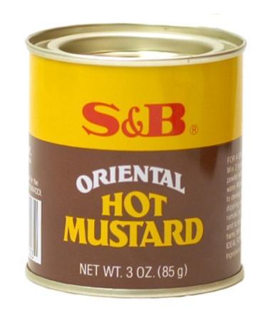 S&B Oriental Hot Mustard 3.o Oz / 85 g