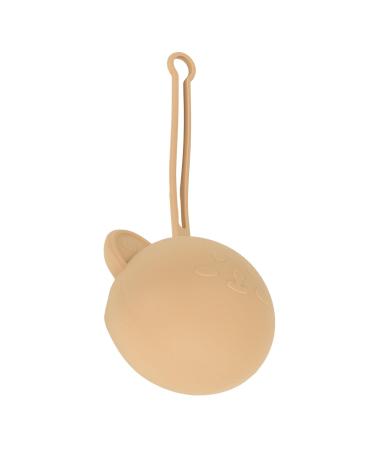 Buy Dishwasher Safe Silicone Pacifier Holder Case - Cute & Portable for Stroller (Brown) | Best International Shipping - Buy Online on SooperMarket.com