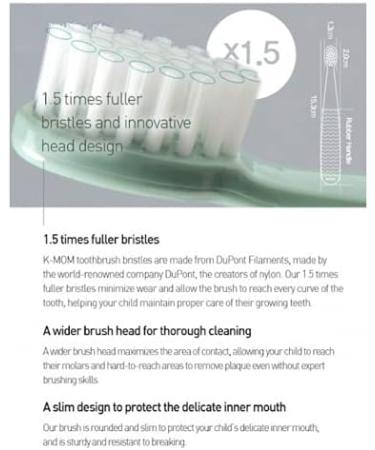 K-MOM Kids Toothbrush 12-36M STEP 1 (6PK) BOX - Buy Online on SooperMarket.com