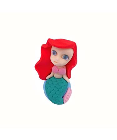 Mermaid Cake Topper Party Decoration Fondant Edible Icing Great for Kids Girl Birthday easy to Use Professional