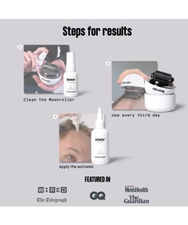 Copenhagen Grooming Hair Growth Accelerator Set for Men | Hair Growth Serum & Dermaroller | 150 Days Supply | Stop Hair Loss - Buy Online on SooperMarket.com