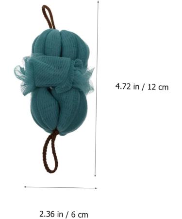 3 Pcs Scrub Bath Ball - Tensile Bath Flower Shower Brush & Towel | Body Exfoliation - 6cm - Buy Online on SooperMarket.com