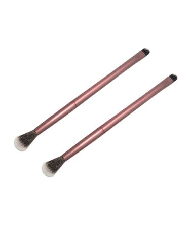 minkissy Double Ended Makeup Portable Makeup Tool Comfortable Grip Makeup Brush Professional Cosmetic Eyebrow Mapping Pencil Eyebrow Pencil Peel Light Brown Kit Makeup Brushed Crystal Major