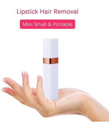 USB Rechargeable Eyebrow Trimmer - Facial Hair Removal with LED Light & Stainless Steel Protection - White - Buy Online on SooperMarket.com