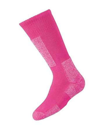thorlos boys Ks Padded Snow Over the Calf Socks Small Pink
