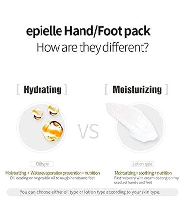 Epielle Moisturizing Hand & Foot Masks 12pk - Sunflower Seed Oil, Avocado Oil, Vitamin E - For Dry Hands & Cracked Heels - Buy Online on SooperMarket.com