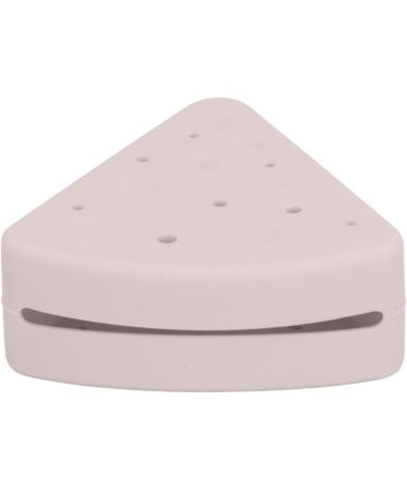 Triangular Powder Storage Box Puff Holder Easy to Clean Convenient Double-sided Air Vent Smooth-closing Silicone Portable for Home Travel (Chocolate Color) - Buy Online on SooperMarket.com