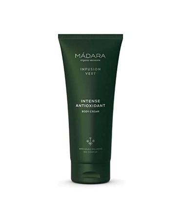 M dara Organic Skincare |Crema corporal antioxidant Infusion Vert - 200ml Rica Nutritiva Hidratante Deja la Piel Suave y Tersa vegana