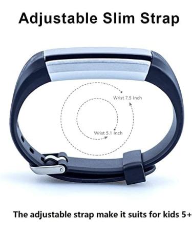 BIGGERFIVE Kids Fitness Tracker Watch - Waterproof Slim Activity Tracker for Girls Boys with Pedometer, Calorie Counter, Sleep Monitor, Silent Alarm Clock - Blue/Green - Buy Online on SooperMarket.com