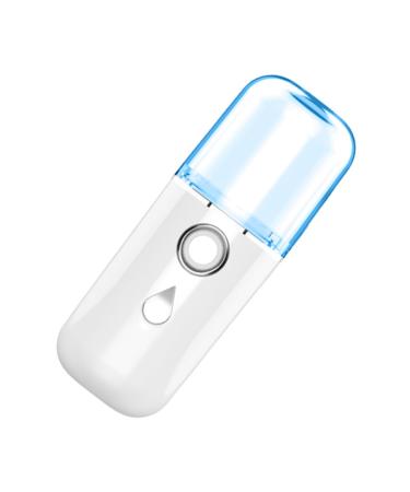 MUSISALY Nano Water Replenishing Instrument Steamer for Facial USB Charged Humidifier Hydrator Plastic White
