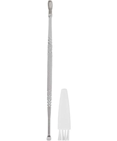 Stainless Steel Double Head Ear Spoon - Ergonomic Design for Home Use - Relieve Itching - Silver - Buy Online on SooperMarket.com