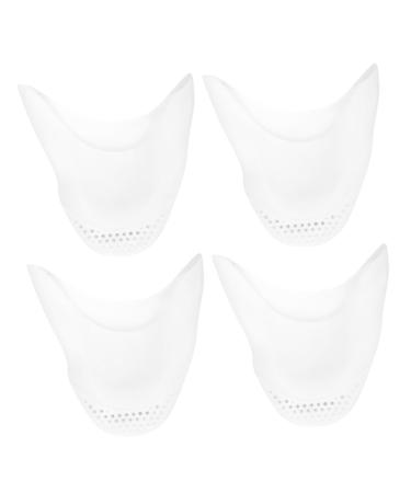 Hemoton 2 Pairs high Heel Toe Wear- Resistant Toe Covers Elastic Toe Guards Wear-Resistant Toe Guards Portable Toe Pouches Silicone Toe Covers Filler for Women's