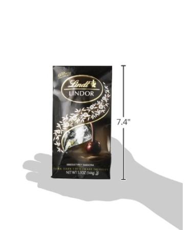 Lindt LINDOR 60% Extra Dark Chocolate Truffles - 5.1 oz (Pack of 6) | Luxurious Dark Chocolate Treats - Buy Online on SooperMarket.com