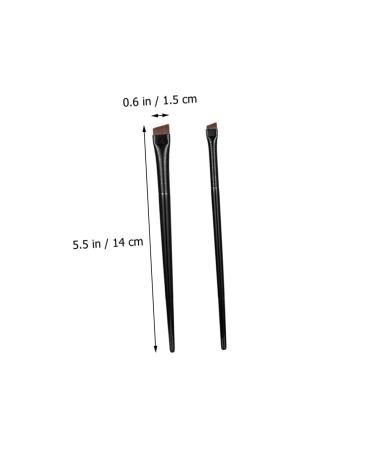 3 Sets Eyeliner Brushes - Ultra Fine & Angled Precision Eyeliner Tools for Perfect Eye Makeup | Beauty Cosmetic Brushes for Brows - Buy Online on SooperMarket.com
