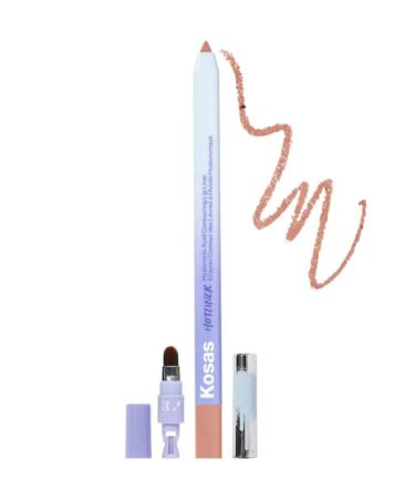 Kosas Hotliner Hyaluronic Acid Contouring Lip Liner in 100 (Neutral Pink Beige) & Complimentary Sheet Masque