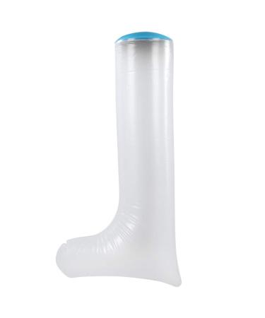 Cast Cover Leg Long Legs PVC Waterproof Case with Blue Diving Material Rings Leg Cast Cover Adult for Shower Leg(Adult long legs)