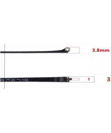 RANARA Replacement Eyeglass End Tips - Thin Metal Arms & Accessories in Gold | 1 Pair Eyeglass Temple Legs - Buy Online on SooperMarket.com
