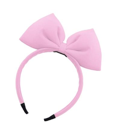 YAXAMING Bow Headband Bowknot Hairband Big Bow Halloween Christmas Hair Bands Women Hair Hoop Bow Headdress Headwear Headpiece Party Decoration Cosplay Costume Cute Handmade Hair Accessories Pink Pink Style
