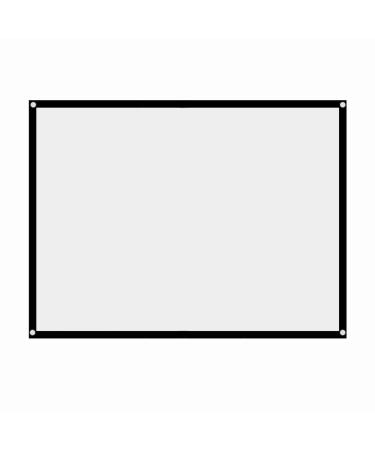 Canvas for projectors Movie Screen Akozon projection canvas projector canvas 60 inch portable foldable projector screen portable canvas 4: 3 home cinema projection surface for outdoor camping film