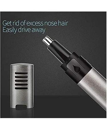 Nose and Ear Hair Trimmer - USB Rechargeable Waterproof Facial Hair Clipper for Men & Women - Dual Edge Blades for Easy Cleansing - Buy Online on SooperMarket.com