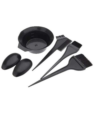 Steellwingsf - 5 x Hairdressing Brushes Bowl Combo Hair Color Dyeing Tool Hair Colour Set