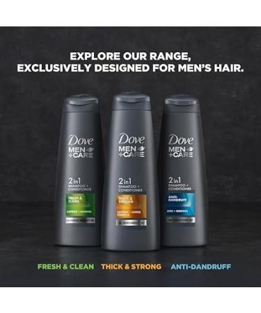 Do.vee Men+Care Thick & Strong 2in1 Shampoo & Conditioner - 340ml | Worldwide Shipping - Buy Online on SooperMarket.com