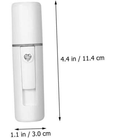 Baluue 2pcs Spray Meter Women Face Humidifier Diffusers for Essential Oils Air Diffuser Plastic White - Buy Online on SooperMarket.com