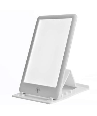 CHSHY Portable Light Therapy Energy Lamp 5 600 32 000Lux Happy Daylight Lamp with Touch Control Brightness Setting Adjustable Angle Cool White UV Free