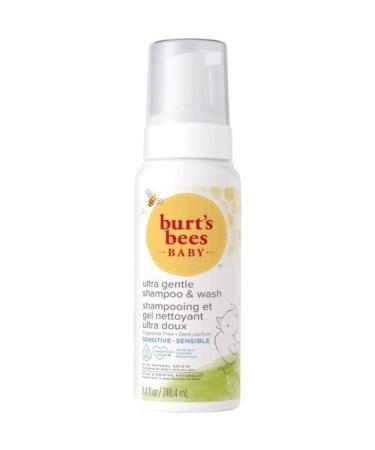 Burt s Bees Baby Shampoo & Body Wash for Sensitive Skin Ultra-Gentle Baby Bath Fragrance-Free 248.4 ml