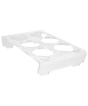 OFFSCH Acrylic Egg Holder 1 Set Food Tray Eggs Fridge Refrigerator Egg Storage Egg Holder Acrylic Household Egg Plate