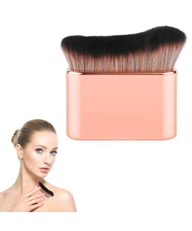 Body Makeup Brush Tanning Brush Body Brush Makeup Tan Application Brush Brush Tanning Tan Face Brush Tan Body Brush Fake Tan Brush Kabuki Brush For Body & Leg Makeup(Rose Gold)