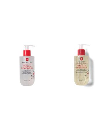 Erborian - Centella Cleansing Gel & Oil - Cleaning oil for the face with Centella Asiatica 180 ml - All skin types - Korean cosmetic treatment