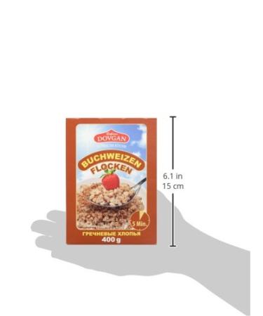 Buy Dovgan Buckwheat Flakes (5 x 400g) Healthy Gluten-Free Cereal for International Shipping - Buy Online on SooperMarket.com