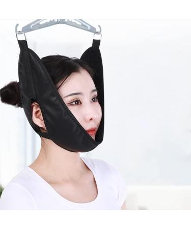 Neck Traction Belt & Device for Effective Neck Decompression - Adjustable Door Neck Traction (Black) - Premium Quality - Buy Online on SooperMarket.com