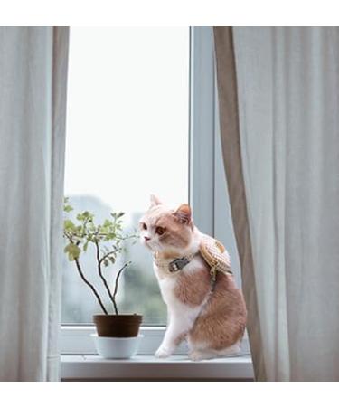 Escape-Proof Cat Harness Set for Walking Adjustable cat traction rope with backpack Kitten Harness&Lead Set Outdoor Walking Vest for Cute Cats and Small Dogs Yellow S - Buy Online on SooperMarket.com