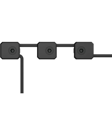 Montrum M-LOK Weapon Light Pressure Switch Cable Clips - Black Aluminum - Buy Online on SooperMarket.com