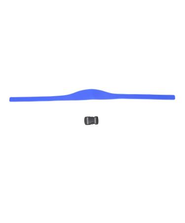 Neckline Shaving Template and Hair Trimming Guide Silicone Curved Haircut Band for DIY Haircutting Creating Straight Neck Hairline Fade and Taper Guide for Hair Clippers (Blue)