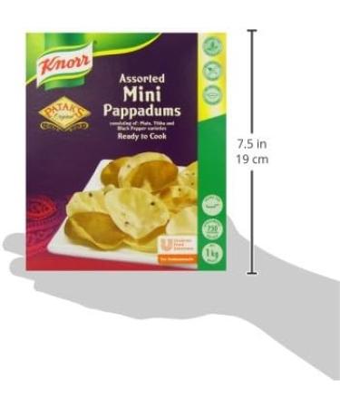 Knorr Patak's Mini Pappadums 1 kg 12953602 - Buy Online on SooperMarket.com
