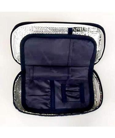 ZHONGHE Insulin Cooler Travel Case Diabetic Medication Organizer Medicals Cooler Bag Waterproof and Insulation Liner(Navy Blue) - Buy Online on SooperMarket.com