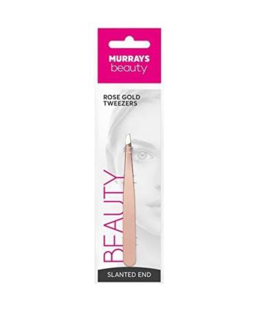 Murrays Manicure Slanted Metal Tweezer Rose Gold