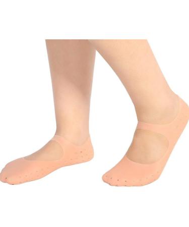 TsoLay 2X Moisturizing Silicone Sock Silicone Moisturizing Socks for Women and Men Foot Non-Slip Silicone Color - Buy Online on SooperMarket.com